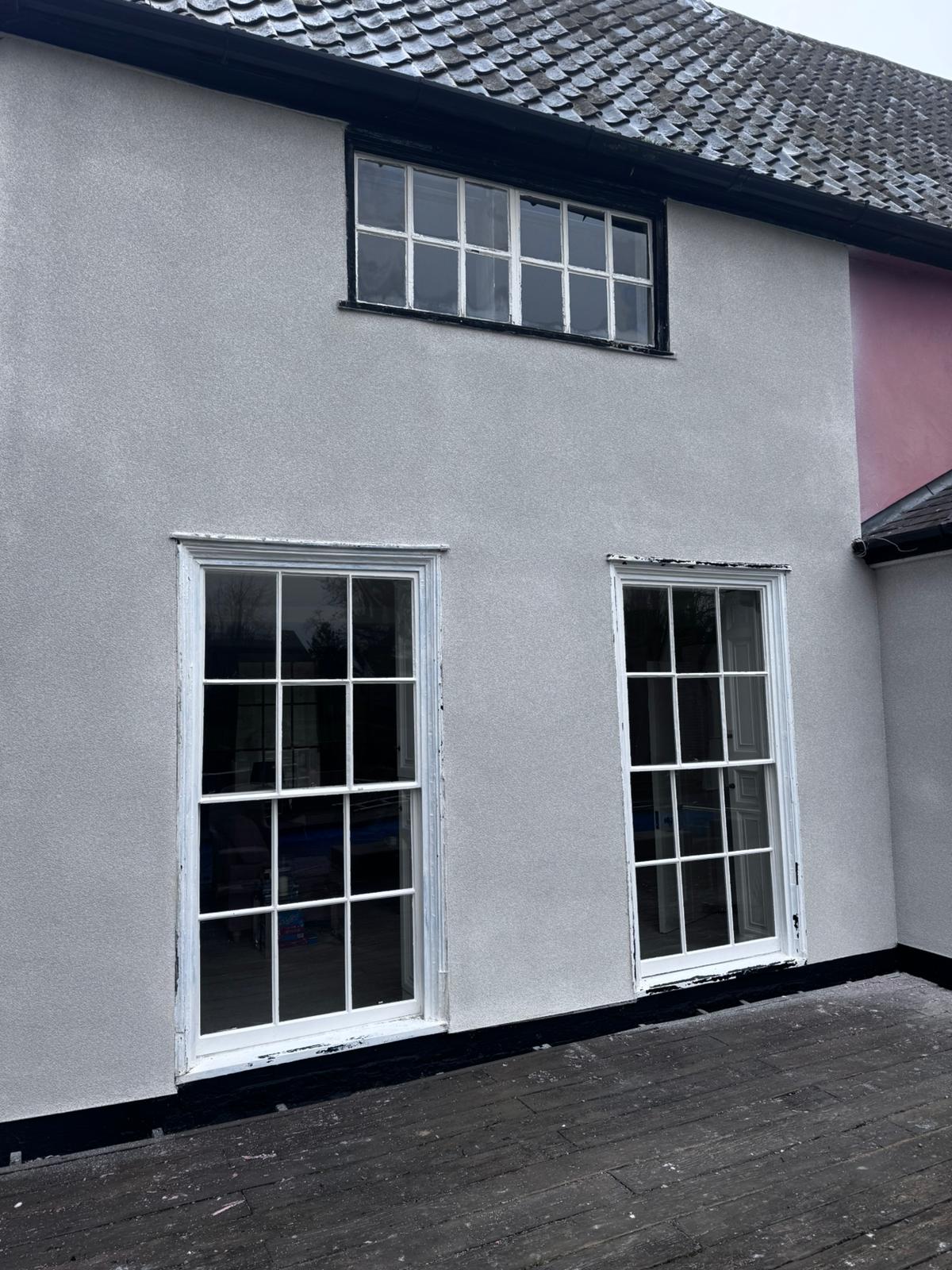 Sprayed-Layered-Insulation-Cork-System-in-Norfolk-AFW-Plastering11