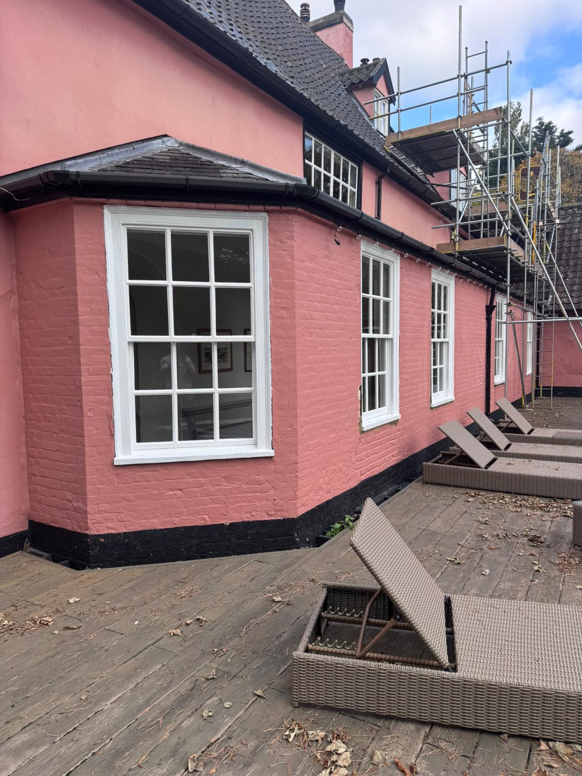 Sprayed-Layered-Insulation-Cork-System-in-Norfolk-AFW-Plastering2