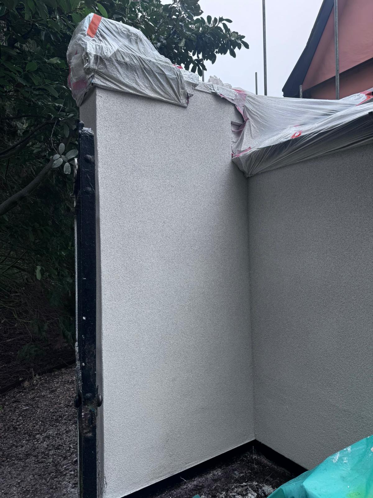 Sprayed-Layered-Insulation-Cork-System-in-Norfolk-AFW-Plastering6